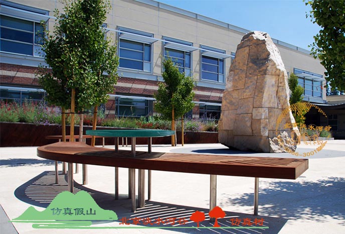 哪里有制作水泥假山的－北京淡水河谷水泥假山施工隊