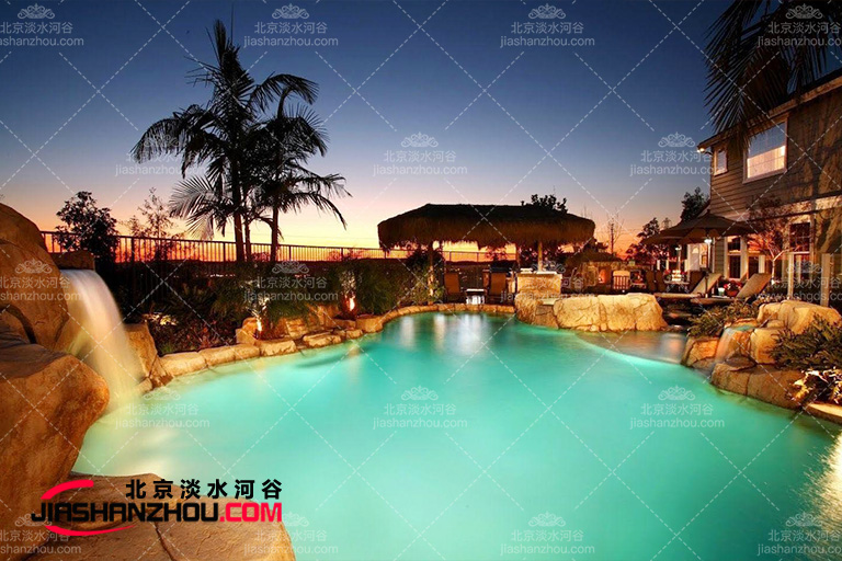 水泥直塑tcp假山在美國制作的工程案例