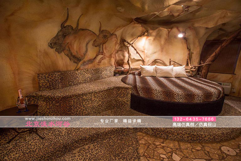 奇特的人造窯洞民宿酒店都是用水泥制作的