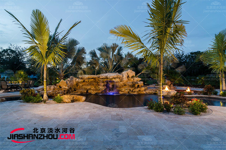 如何利用不同仿真樹(shù)完善酒店庭園的外觀