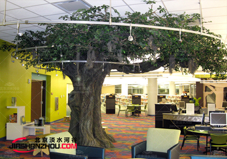 仿真樹這種“傻瓜式”美化方法大限度地提高室內外環境美感