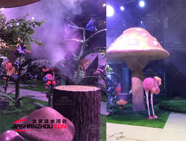 f 的聲音泥土的氣息自然f 庭院-自然式仿真樹(shù)布置