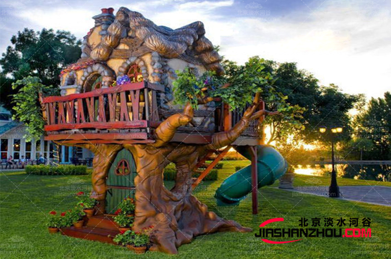 仿真樹樂園留住孩子美歡樂時光