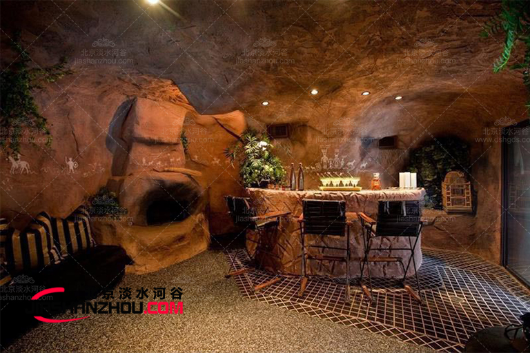 洞穴窯洞酒店線條優美簡潔干凈深受客戶認可