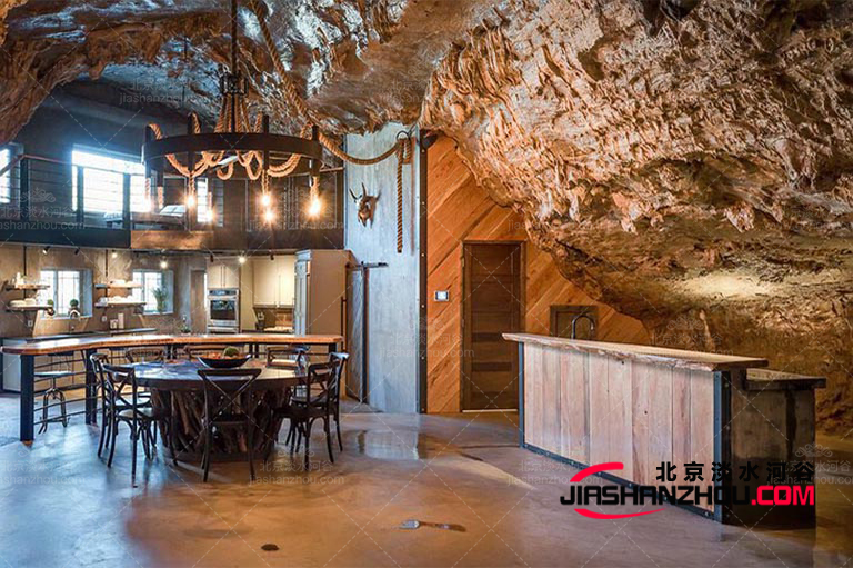 杭州別墅創意仿真洞穴轟趴館玩一次就愛上了