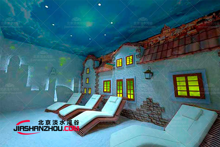 鹽洞汗蒸鹽療房-北京昌平仿真洞穴鹽療房廠家安裝設計施工過程