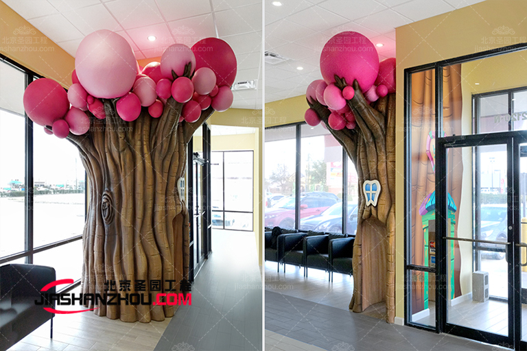 西安仿真樹制作的美華麗室內景觀永不過時!