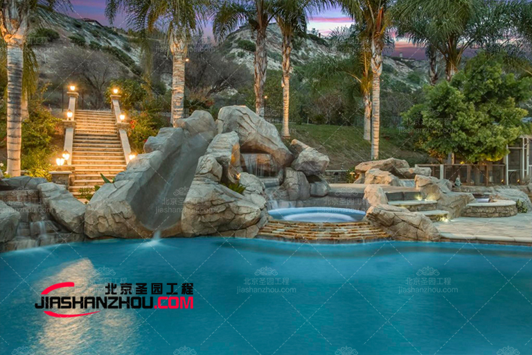 人工tcp塑石假山在漳州城市園林露臺中的應用
