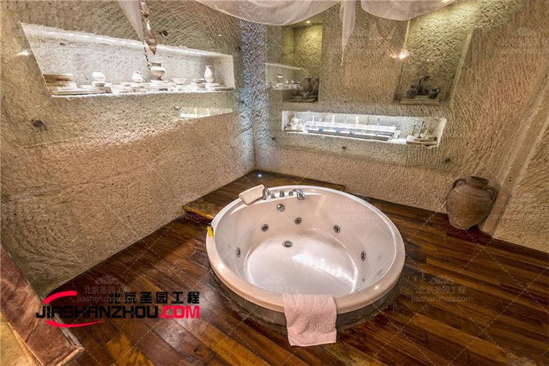 這才是山洞別墅浴室設計正確的打開方式