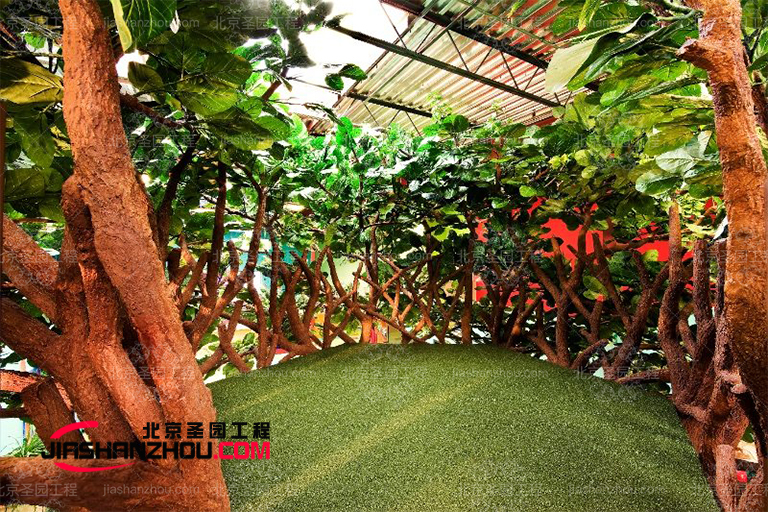 多種適合春季別墅花園的前廊仿真樹假樹植物景觀