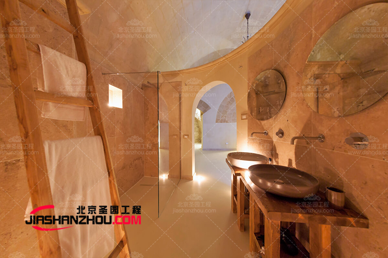 曬曬別墅洞穴豪宅衛(wèi)生間的裝修圖真不是一般人能享受得起的