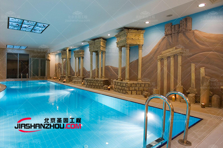 洞穴主題窯洞別墅一半海水一半溫泉太享受了