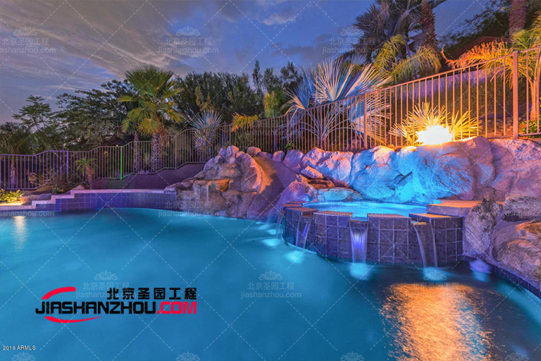 奇石假山室外塑石假山火坑設(shè)計(jì)就找廠家