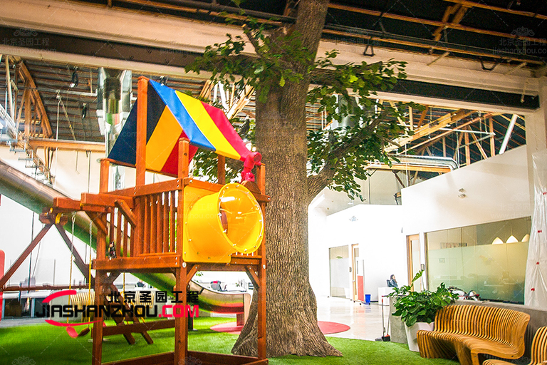 沈陽(yáng)養(yǎng)生谷使用室內(nèi)房間仿真樹(shù)作為室內(nèi)外裝飾的靈感