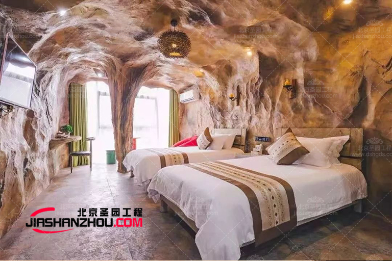 特色人造窯洞民宿打造品窯洞民宿樣板房