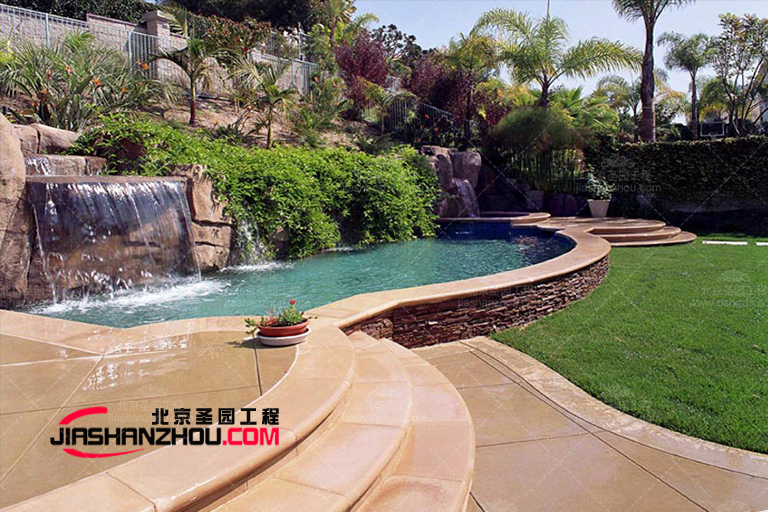 北京Tcp塑石假山園林景觀具有多方面的造景功能