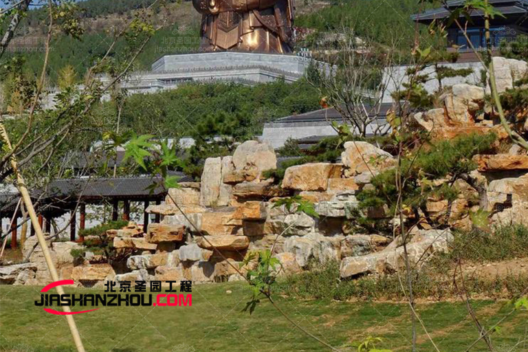 山東尼山勝境園林水泥塑石假山景觀是令人驚嘆的焦點