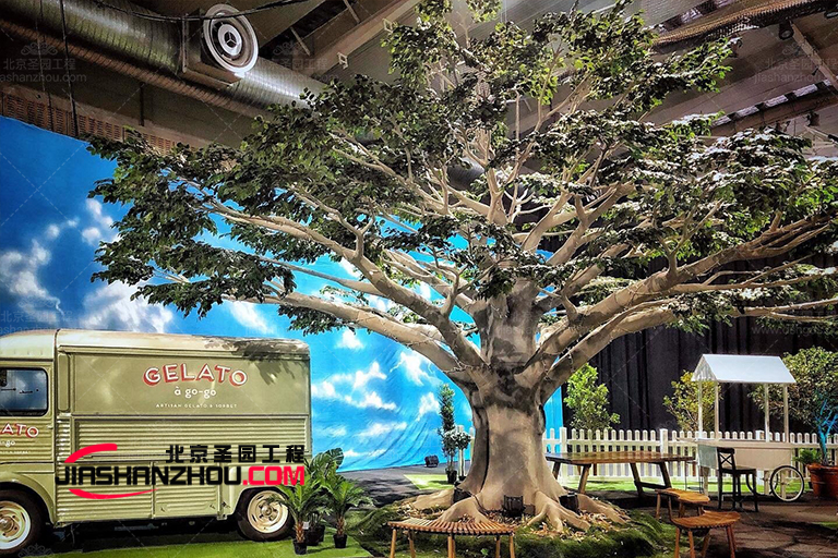 上海海灣國家森林公園室內(nèi)外仿真樹裝飾