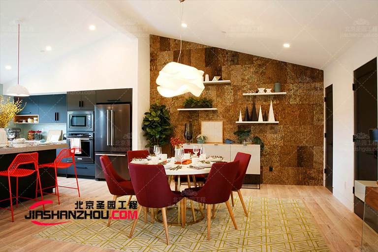 仿真樹皮酒店是現代室內裝飾設計的常見手法之一