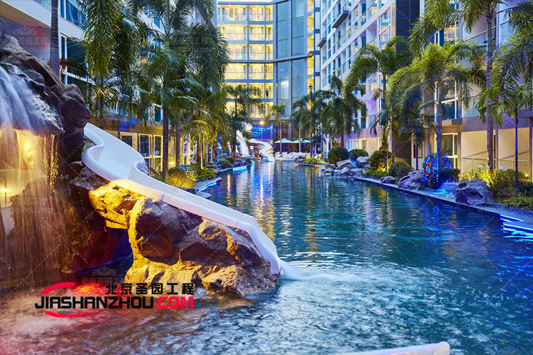 安徽浩然國際花園塑石假山景觀設計畫廊欣賞