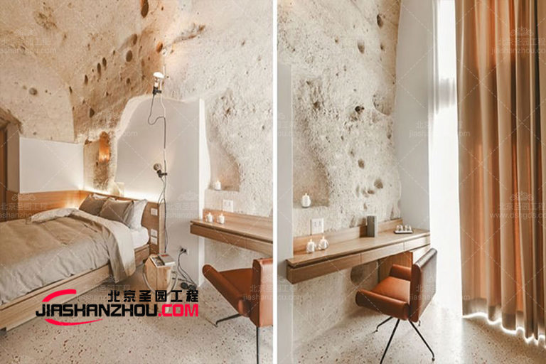 夢(mèng)幻的仿真巖洞客棧幾乎配備了您想要的一切