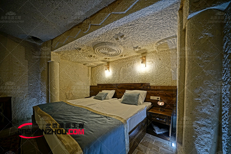 仿真山洞別墅臥室設計示例-來自北京廠家