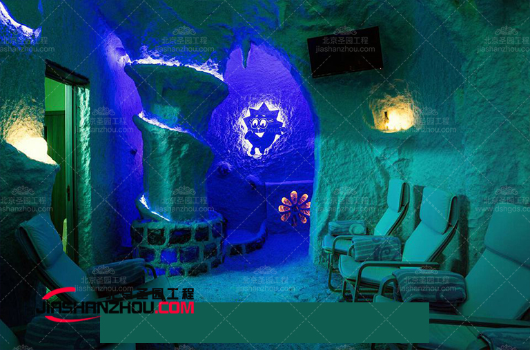 歡迎來到北京廠家的兒童洞穴式鹽療房鹽壁燈創意畫廊