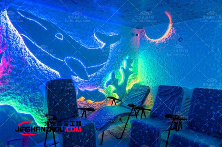 圣仿真洞穴主題喜馬拉雅鹽療房制作注重功能性和簡約性