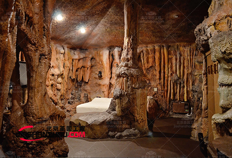 人造巖洞客棧裝飾元素表達(dá)多時(shí)尚和個(gè)性