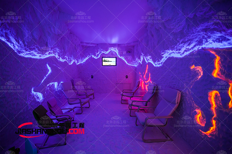 一些受歡迎的紫色仿真鹽洞酒店室內(nèi)顏色設(shè)計(jì)