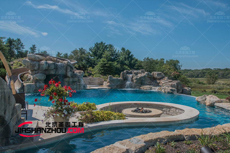 臨時安裝的便利性是水池塑石假山景觀圍欄受歡迎的原因