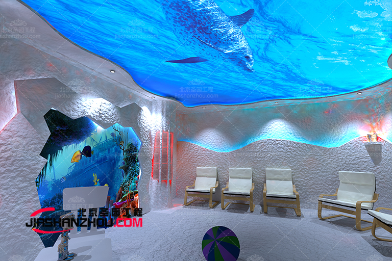 鹽洞汗蒸鹽療房不僅確保了舒適還提供了壯麗的海景