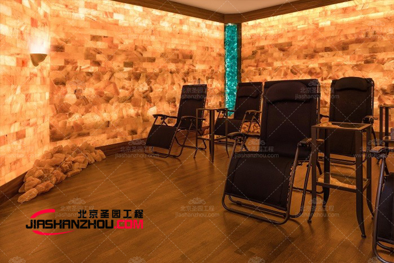 豪華仿真鹽洞汗蒸房從古代室內設計f 格中汲取靈感