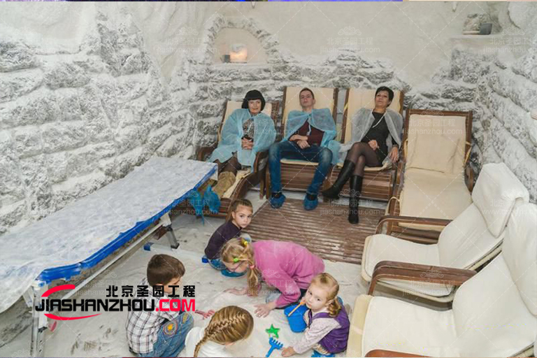 兒童主題仿真鹽洞汗蒸房空間有著永恒的浪漫感覺(jué)
