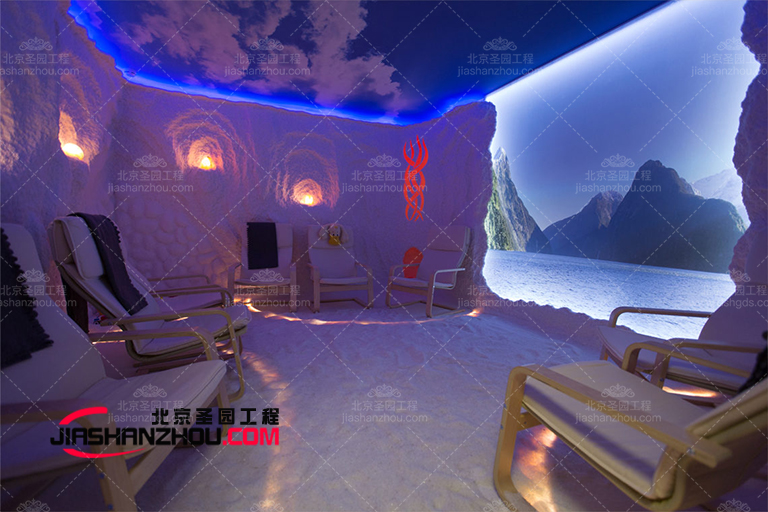 創(chuàng)造戲劇和浪漫的兒童主題仿真鹽洞汗蒸房創(chuàng)意制作