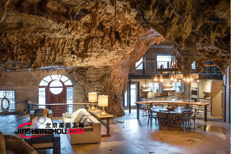 羅馬式自然洞穴式主題酒店的設計是可高度定制的