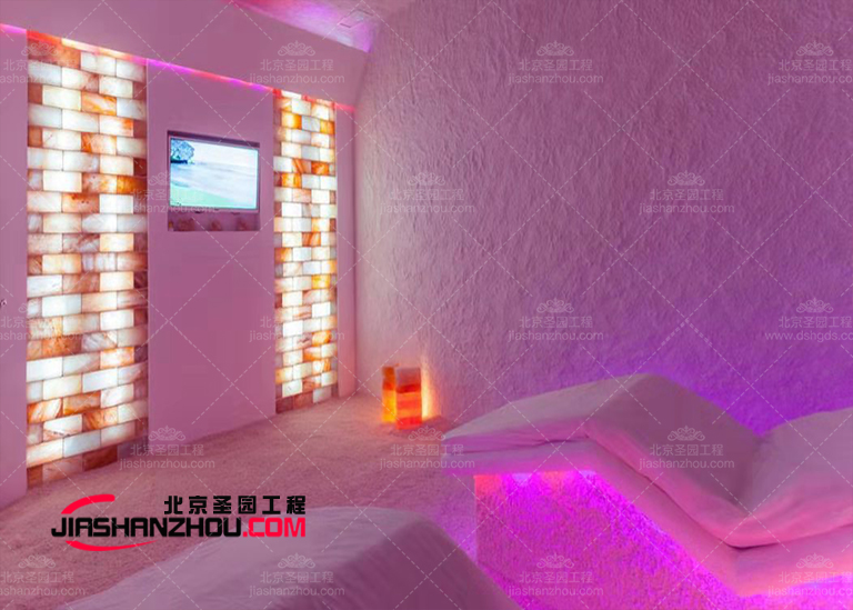 洞穴主題鹽療別墅整體外觀設計不僅豐富而且非常溫馨