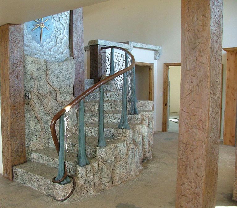 淺藍(lán)色主題仿古山洞主題酒店 溫暖 明亮