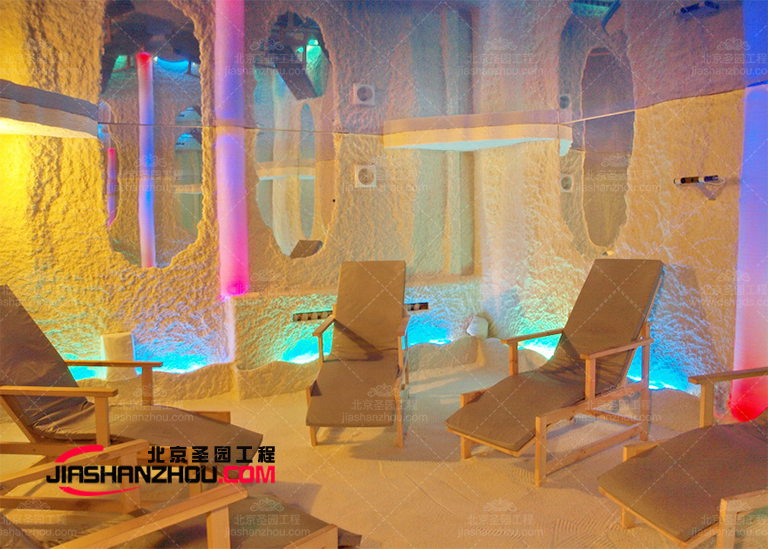 廠家洞穴主題鹽療別墅的房間到房間的顏色的想法