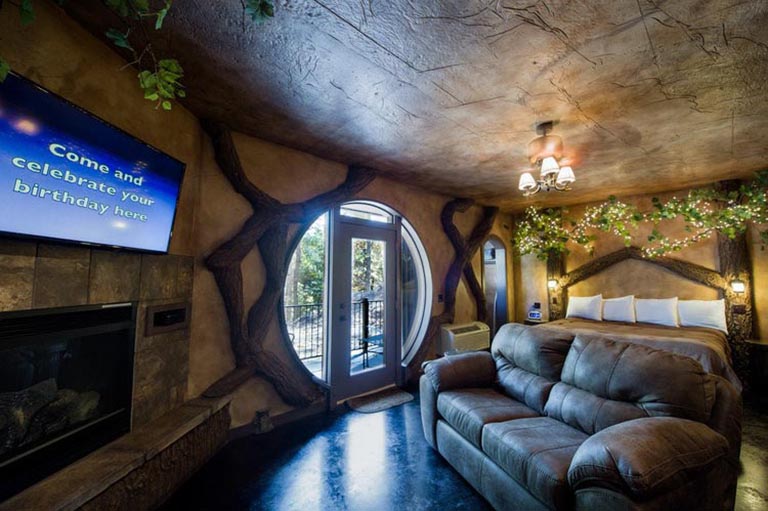 超高顏值人造水泥仿真巖洞酒店設計施工