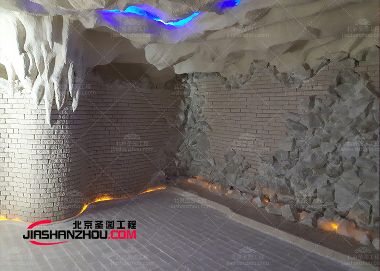 如何為仿自然主題汗蒸房鹽洞的客廳考慮個性和f 格