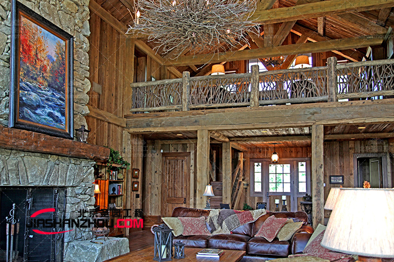 泰式綠色仿真樹皮屋民俗客棧設計案例美圖欣賞