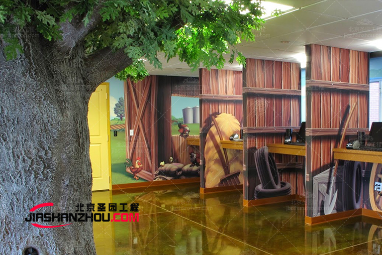 室內(nèi)外綠色魅力的完美補(bǔ)充就用人造仿真樹景觀樹