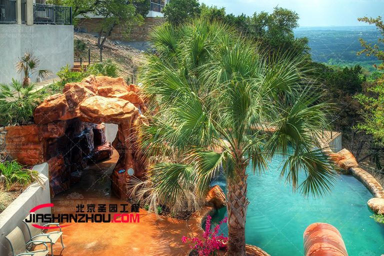 水泥雕刻式塑石假山 景區GF噴漿直塑空心體人造假山石