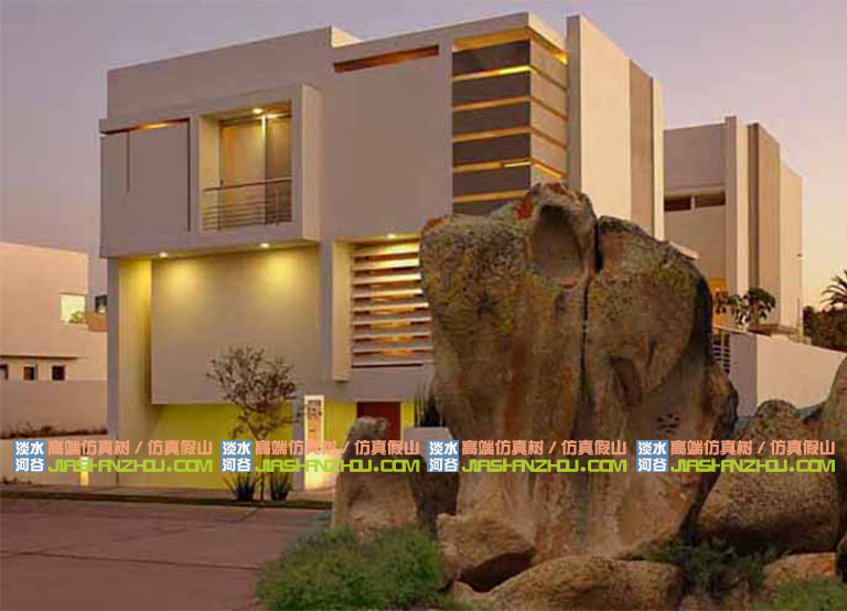 水泥假山.jpg 水泥假山