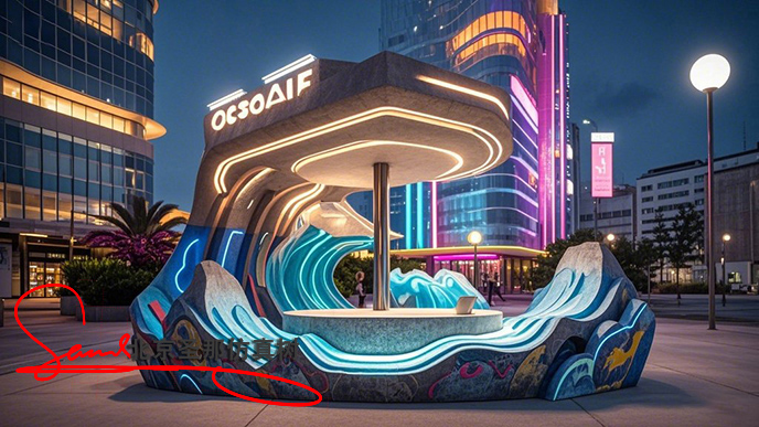 水泥仿木涼亭.jpeg 水泥仿木涼亭