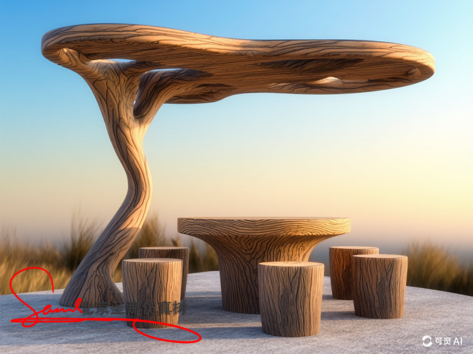 水泥仿木花架.png 水泥仿木花架