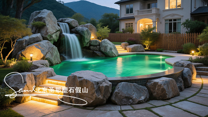 塑石假山施工.jpeg 塑石假山施工