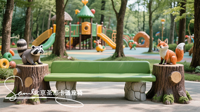 水泥仿木坐凳.jpeg 水泥仿木坐凳