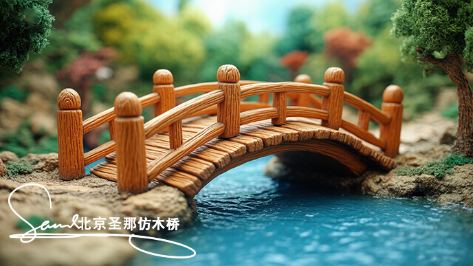 水泥仿木橋
